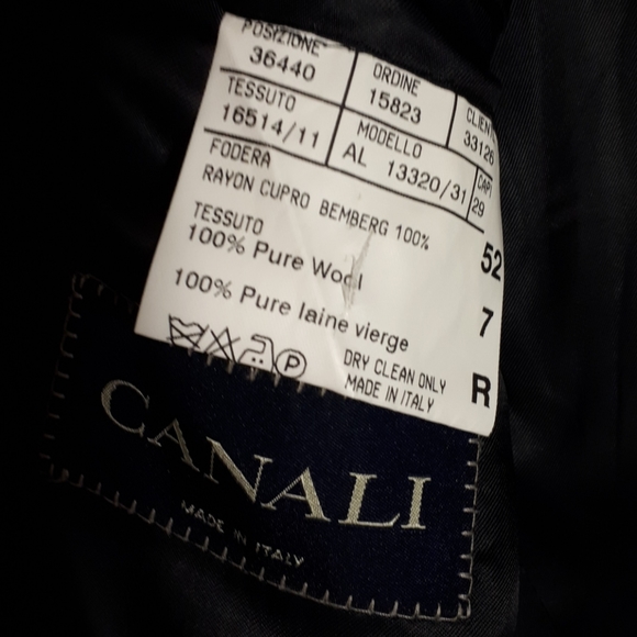 Canali blazer. 3 button. 42R - Picture 6 of 6